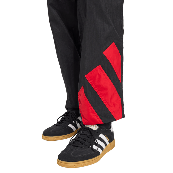 adidas Originals adicolor Blocked Track Pants - Men's - Black/Better Scarlet - Image 4
