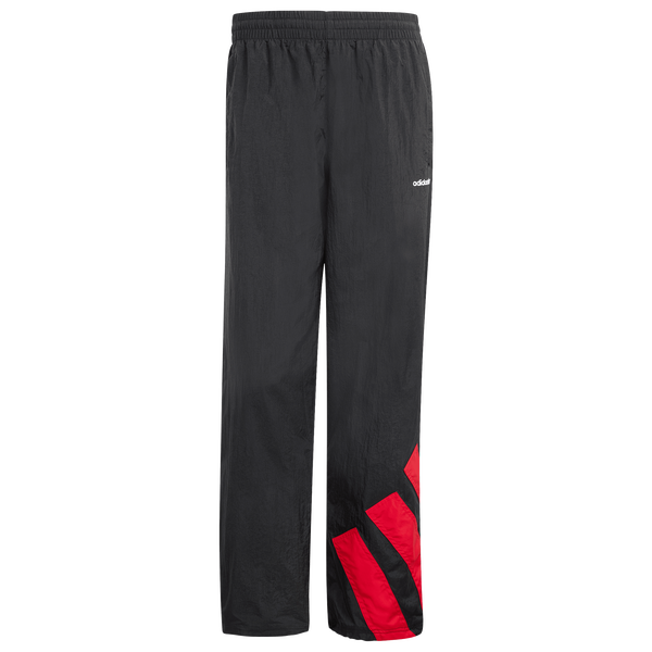 adidas Originals adicolor Blocked Track Pants - Men's - Black/Better Scarlet - Image 6