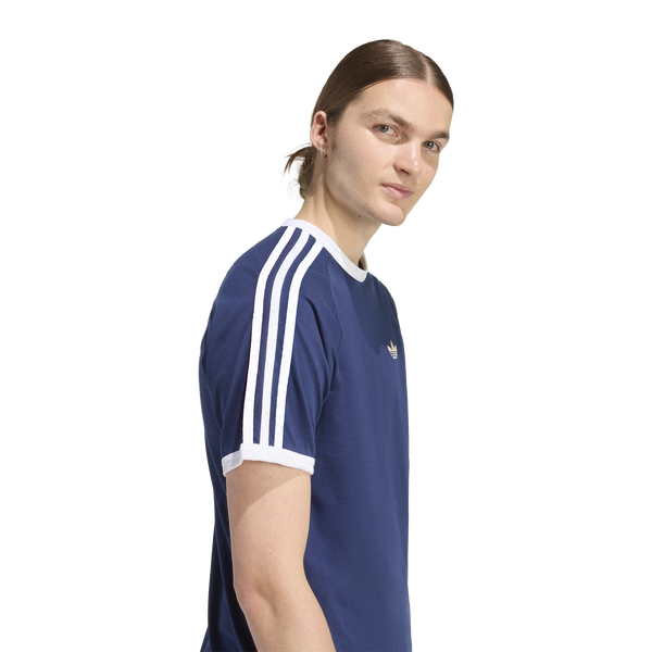 adidas 3-Stripes T-Shirt - Men's - Night Indigo - Image 4