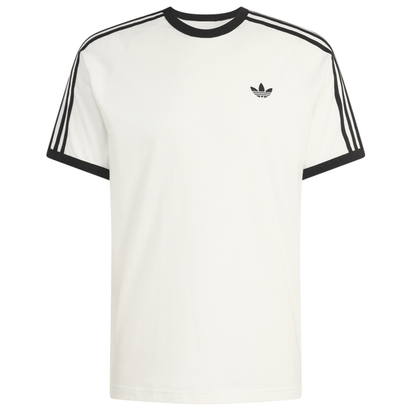 adidas 3-Stripes T-Shirt - Men's - White/Black - Image 5