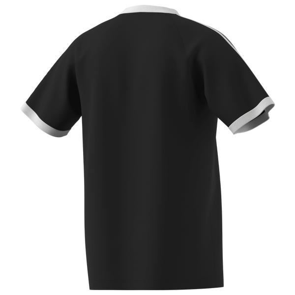adidas 3-Stripes T-Shirt - Men's - Black/White - Image 2