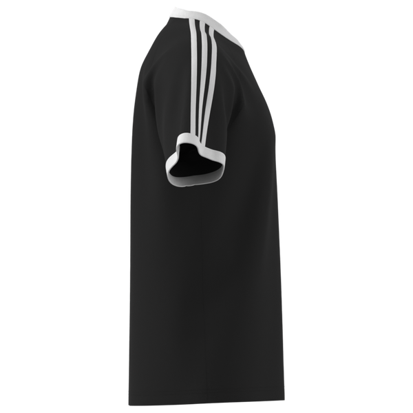 adidas 3-Stripes T-Shirt - Men's - Black/White - Image 4