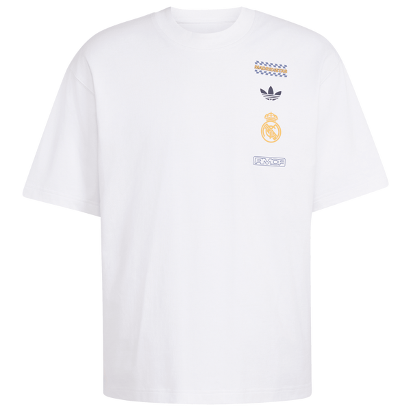 adidas Real Lf T-Shirt - Men's - White - Image 6