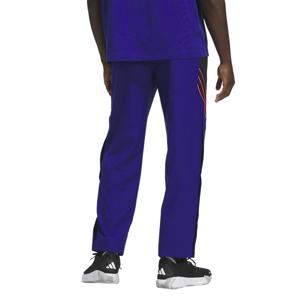 adidas CrazyLite Woven Basketball Pants - Men's - Mystery Ink/Black/Solar Turbo - Image 2
