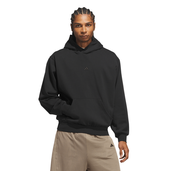 adidas Basketball Fleece Hoodie - Men's - Black
