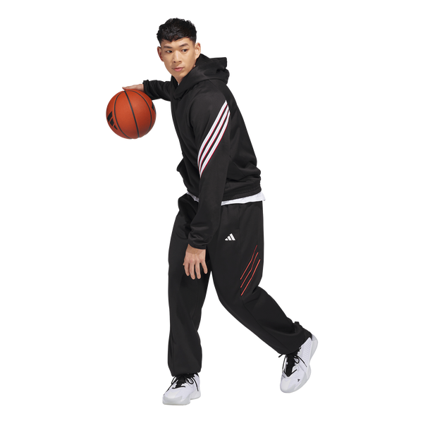 adidas Crazy Warm Fleece Pants - Men's - Black - Image 5