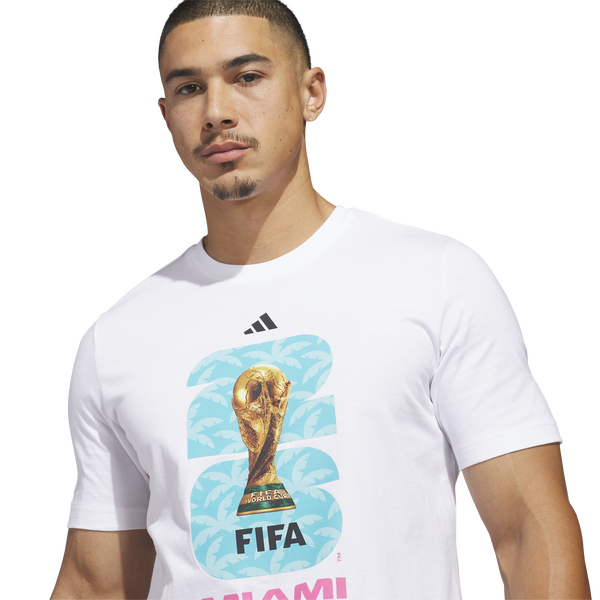adidas Host City T-Shirt - Men's - White - Image 3