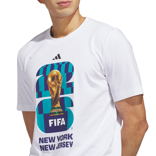 adidas World Cup Host NY NJ T-Shirt - Men's - White - Image 3