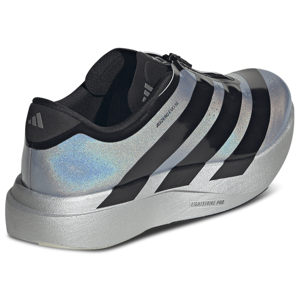adidas Adizero Evo SL Woven - Men's - Silver Metallic/Core Black/Halo Silver - Image 3