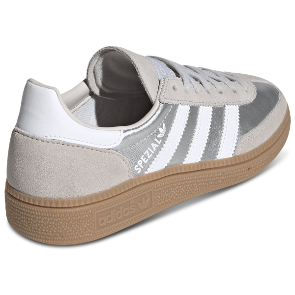 adidas Handball Spezial - Girls' Grade School - White/Silver Metallic/Gum - Image 3