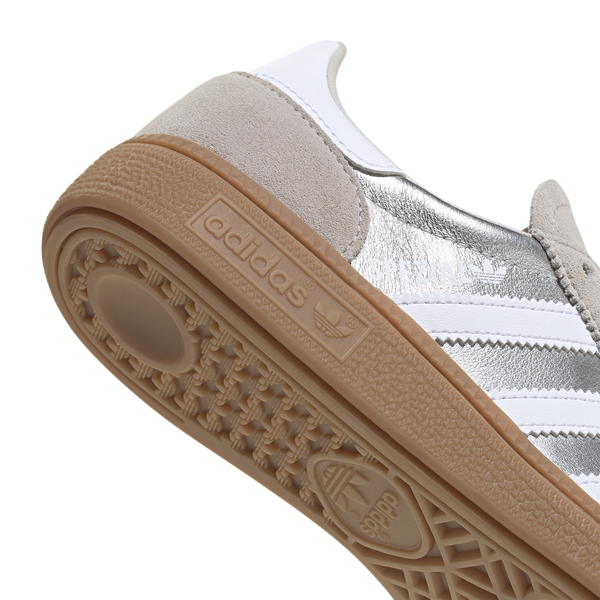 adidas Handball Spezial - Girls' Grade School - White/Silver Metallic/Gum - Image 6