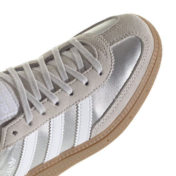 adidas Handball Spezial - Girls' Grade School - White/Silver Metallic/Gum - Image 7