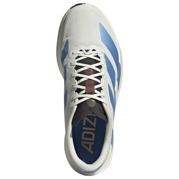 adidas Adizero Evo SL Woven - Men's - Off White/Light Blue/Bright Red - Image 4