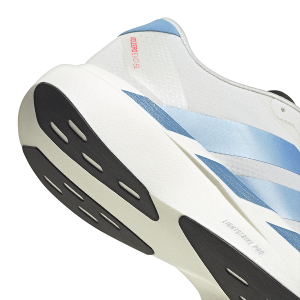 adidas Adizero Evo SL Woven - Men's - Off White/Light Blue/Bright Red - Image 6