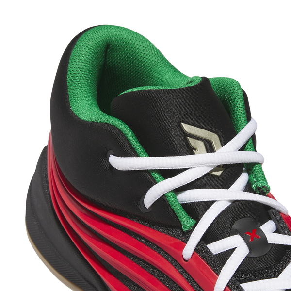adidas Dame X Basketball - Men's - Core Black/Pure Ruby/Gum - Image 6