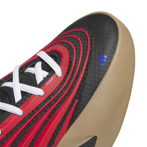 adidas Dame X Basketball - Men's - Core Black/Pure Ruby/Gum - Image 7