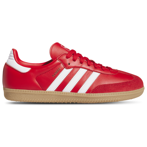 adidas Originals Samba OG - Women's - Gold Metallic/Better Scarlet/Ftwr White