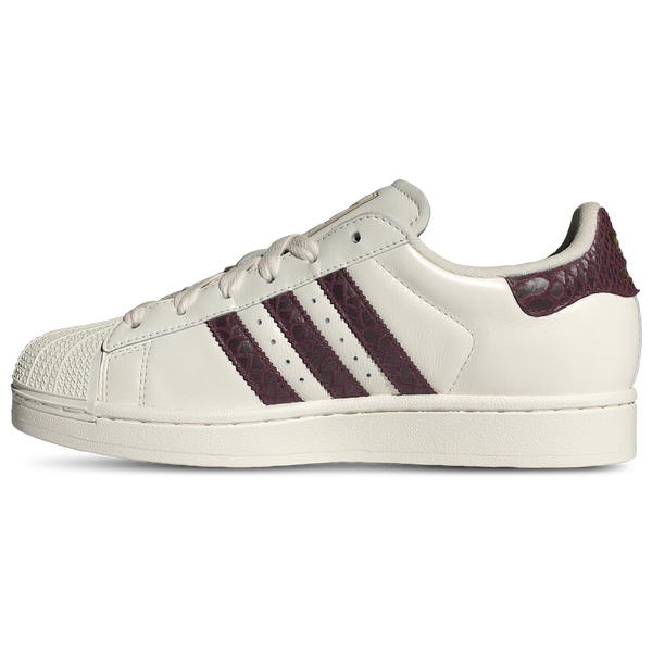 adidas Originals Superstar II - Women's - Gold Met/Off White/Maroon - Image 2