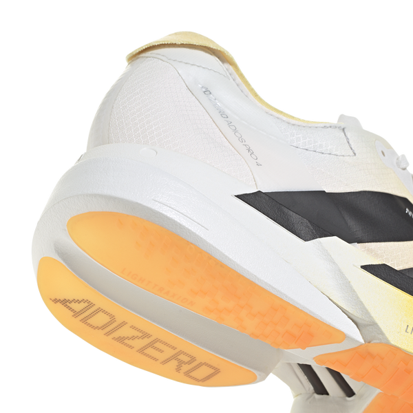 adidas adizero adios Pro 4 - Men's - Lucid Tangerine/Core Black/Crystal White - Image 7