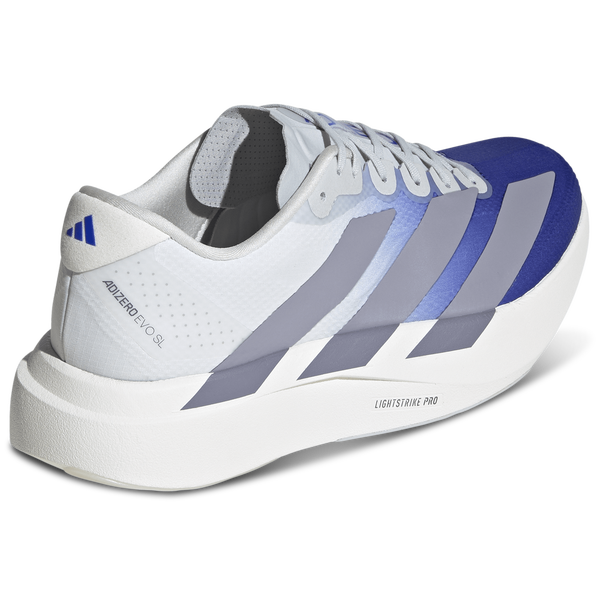 adidas Adizero Evo SL Woven - Men's - Slate/Lucid Blue/Crystal White - Image 3