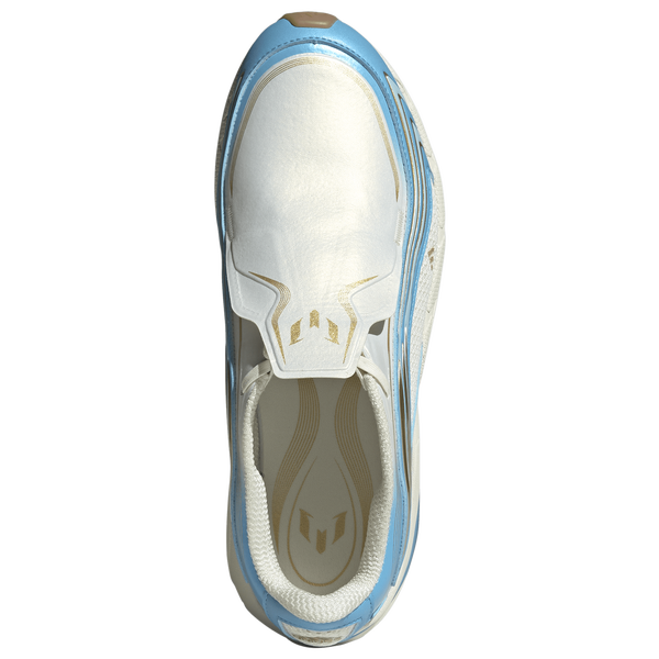 adidas adistar Messi - Men's - Ivory/Semi Blue Burst/Icey Blue - Image 4