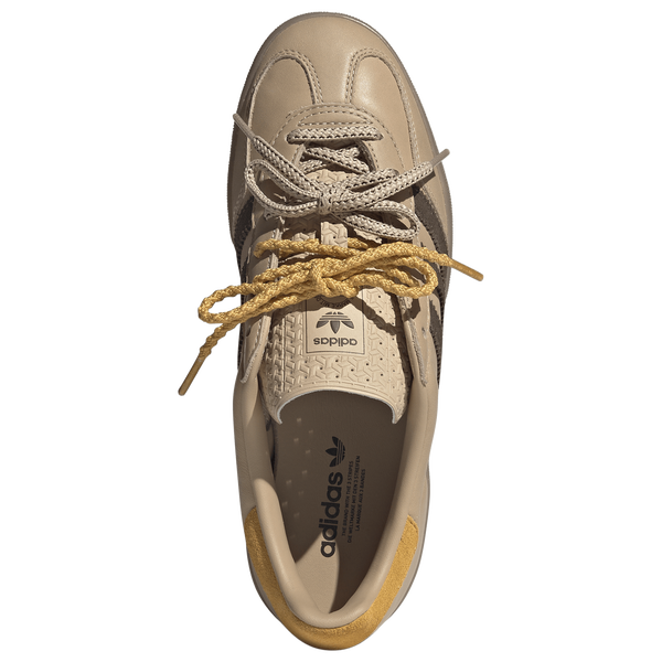 adidas Originals Gazelle Indoor - Women's - Magic Beige/Brown/Preloved Yellow - Image 4