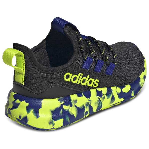 adidas Lite Racer Adapt 8.0 Elastic Lace - Boys' Grade School - Core Black/Solar Slime/Mystery Ink - Image 3