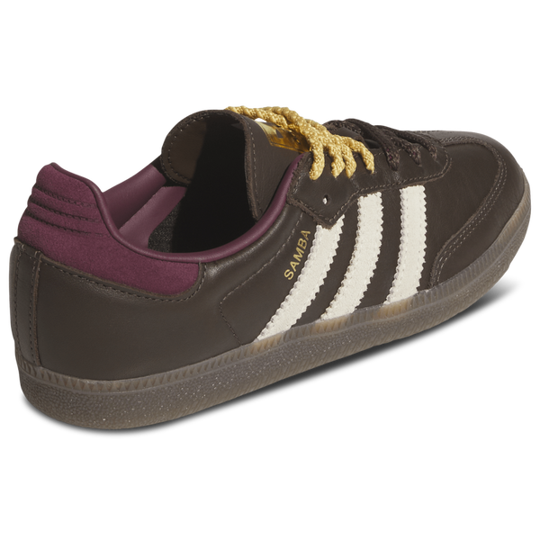 adidas Originals Samba - Women's - Brown/Warm Vanilla/Maroon - Image 3