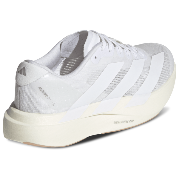adidas Adizero Evo SL - Women's - Ftwr White/Ftwr White/Warm Sandstone - Image 3