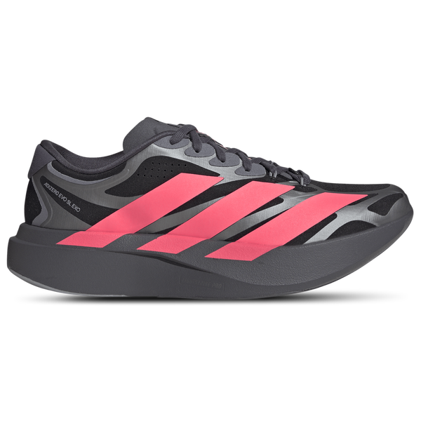 adidas Adizero Evo SL Exo - Men's - Core Black/Solar Turbo/Iron Metallic