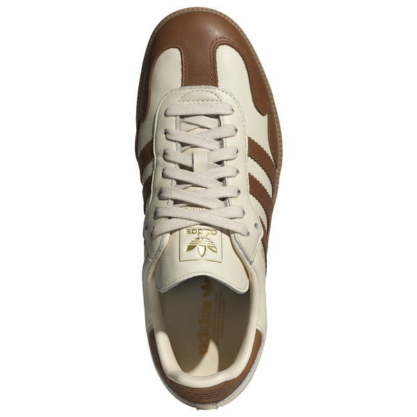 adidas Originals Samba OG - Women's - Wonder White/Dusky Bronze/Gold Metallic - Image 4