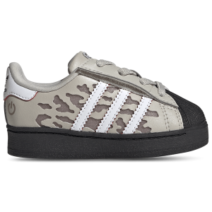 adidas Originals Superstar LED Lights Elastic Lace - Boys' Toddler - Wonder Alumina/Footwear White/Core Black