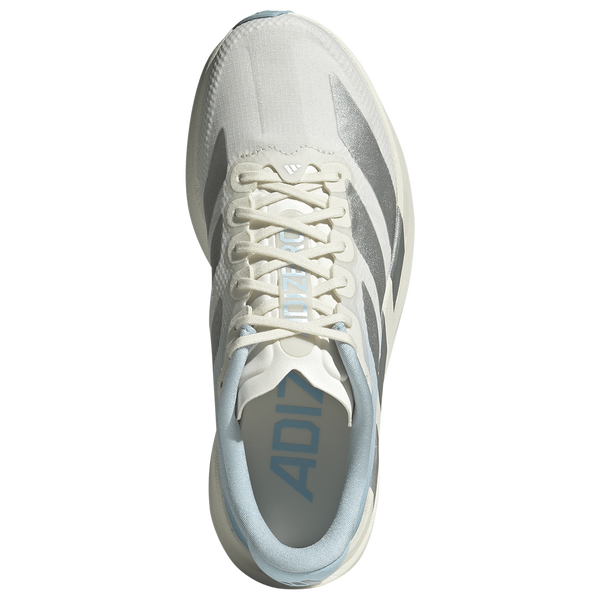 adidas adizero Evo SL Woven - Women's - Off White/Silver Met/Icey Blue - Image 4