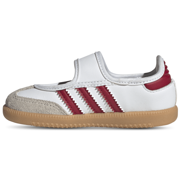 adidas Originals Samba Jane - Girls' Toddler - Footwear White/Team Victory Red/Gum - Image 2