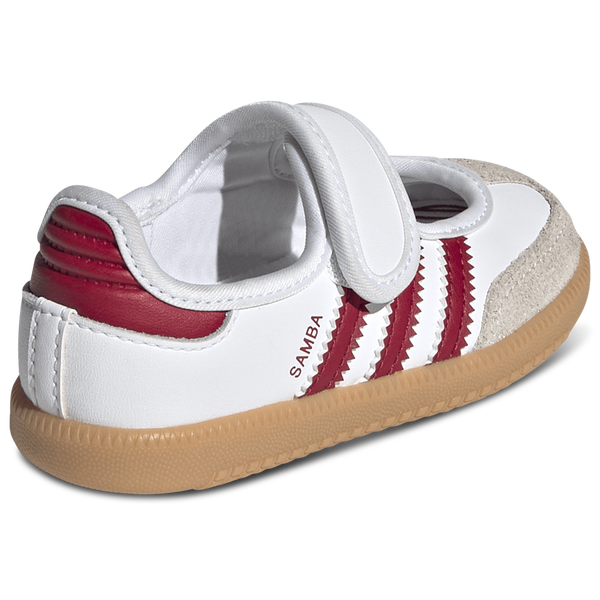 adidas Originals Samba Jane - Girls' Toddler - Footwear White/Team Victory Red/Gum - Image 3
