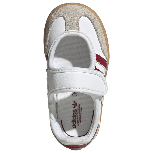 adidas Originals Samba Jane - Girls' Toddler - Footwear White/Team Victory Red/Gum - Image 4