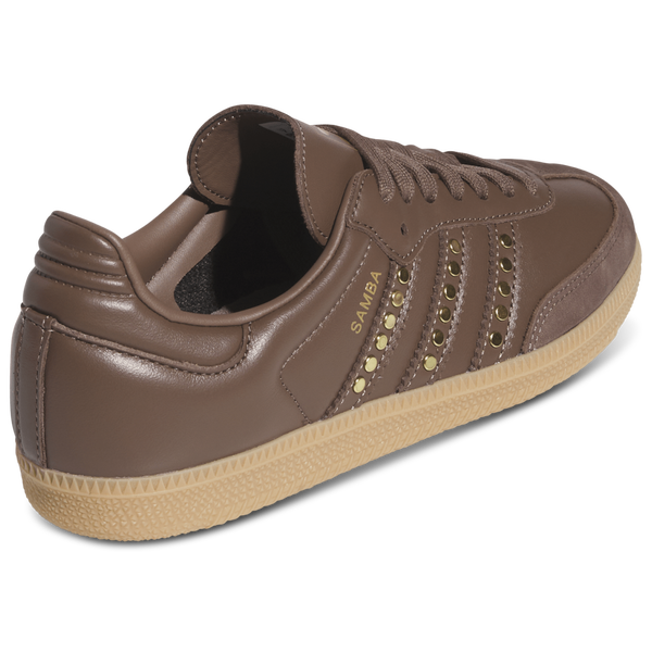 adidas Originals Samba OG - Women's - Earth Strata/Gold Metallic/Earth Strata - Image 3