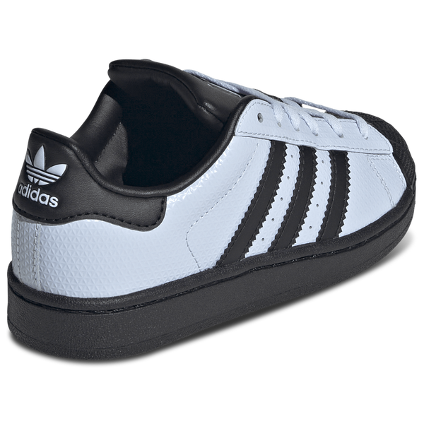 adidas Originals Superstar - Boys' Preschool - Crystal Sky/Crystal Sky/Core Black - Image 3