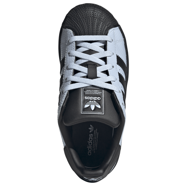 adidas Originals Superstar - Boys' Preschool - Crystal Sky/Crystal Sky/Core Black - Image 4