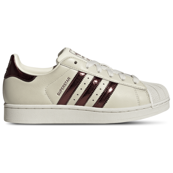 adidas Originals Superstar II - Women's - Maroon/Gold Met/Off White