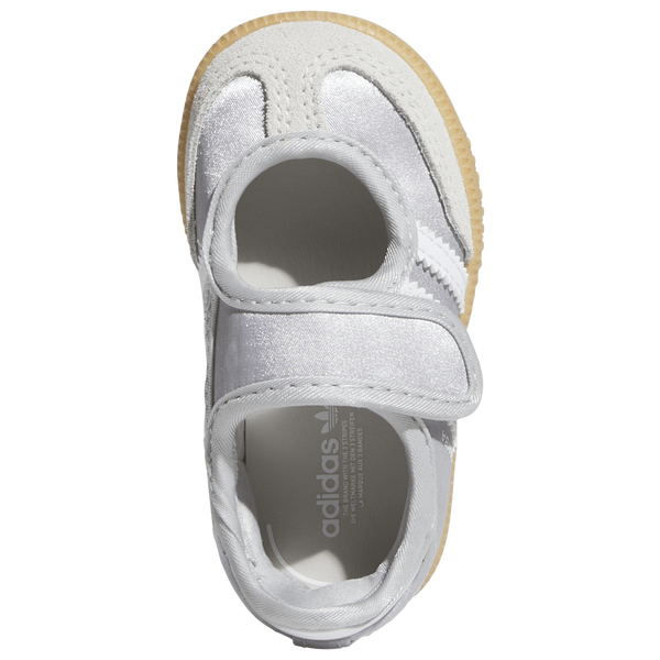 adidas Originals Samba Jane - Girls' Toddler - Silver/Silver - Image 4