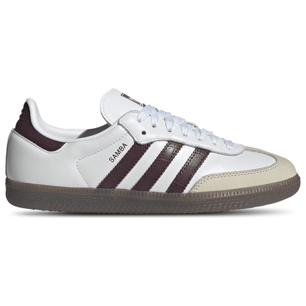adidas Originals Samba OG - Women's - Footwear White/Maroon/Gum