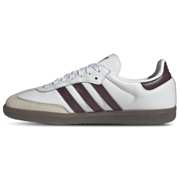 adidas Originals Samba OG - Women's - Footwear White/Maroon/Gum - Image 2