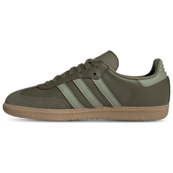 adidas Originals Samba - Boys' Grade School - Tent Green/Gum/Olive Strata - Image 2