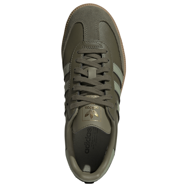 adidas Originals Samba - Boys' Grade School - Tent Green/Gum/Olive Strata - Image 4