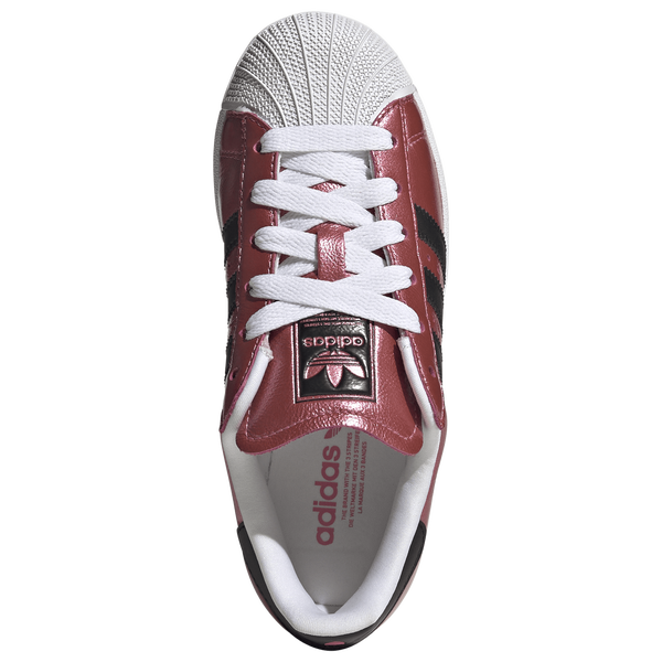 adidas Originals Superstar - Girls' Grade School - Pink Fusion/Footwear White/Core Black - Image 4