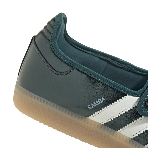 adidas Originals Samba Jane - Women's - Rich Green/Off White/Gum - Image 7