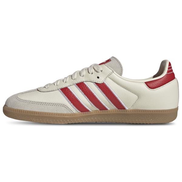 adidas Samba OG - Men's - Off White/Better Scarlet/Gum - Image 2