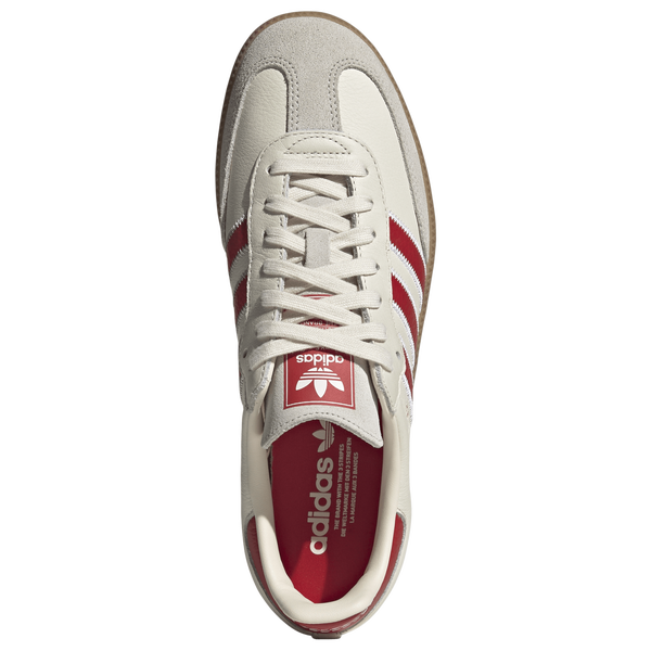 adidas Samba OG - Men's - Off White/Better Scarlet/Gum - Image 4