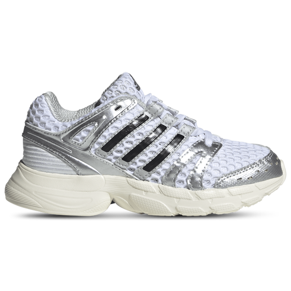 adidas Adistar Control 5 - Boys' Preschool - White/Silver Metallic/Grey
